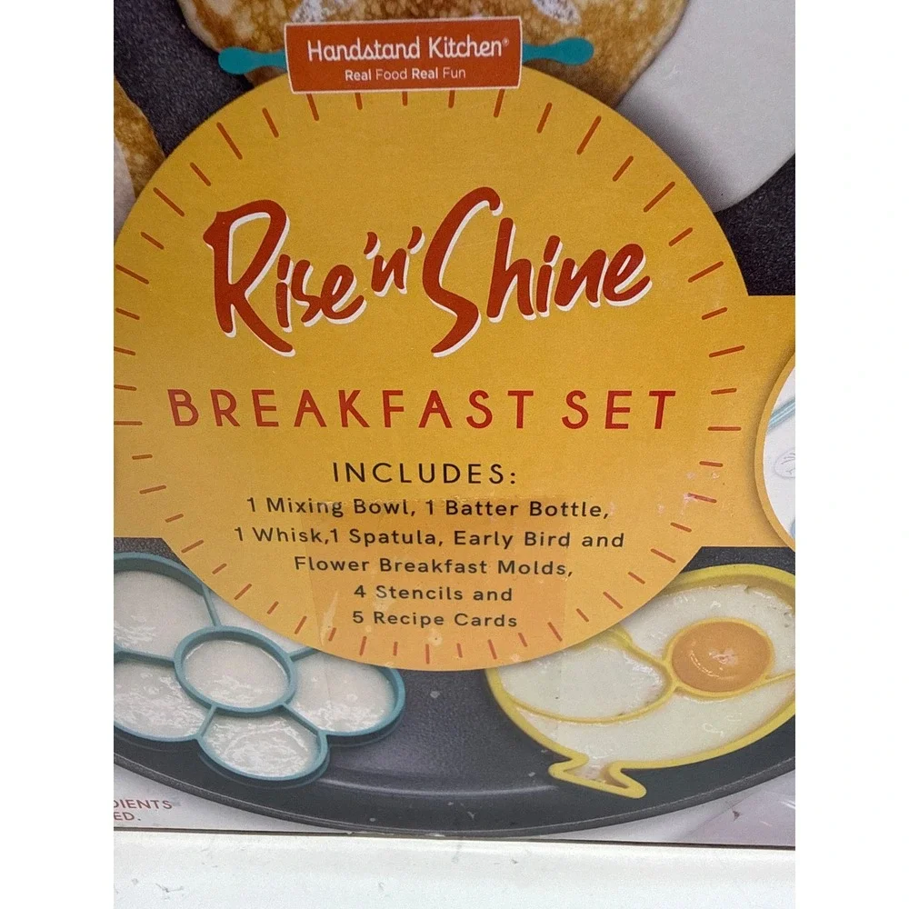 Handstand Kitchen Rise n Shine Breakfast Set 15 Pc Real Cooking Kit Kids Ages 6+